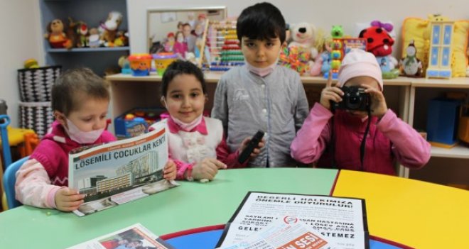 Lösemili çocuklarımızdan gazetecilere mesaj