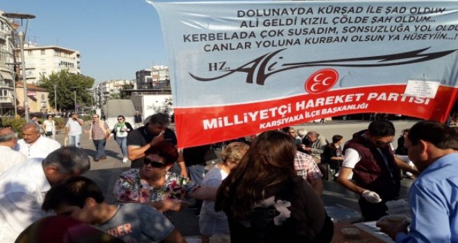 MHP Karşıyaka'nın Aşure Günü etkinliğine büyük ilgi