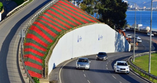 Naldöken yeşil kırmızıya boyandı...