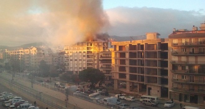 Nergiz'deki yangın büyük panik yarattı...