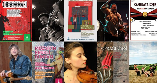 Nisan'da İzmir'de sanat yağmuru var