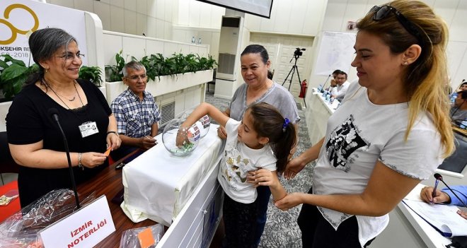 Örnekköy kentsel dönüşüm projesinde 2. etap kura çekimi yapıldı