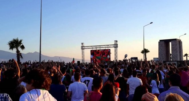 Pınar Karşıyaka-Barcelona maçı için dev ekran kurulacak