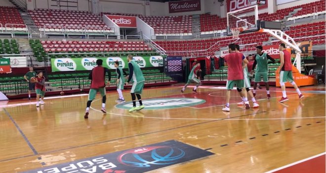 Pınar Karşıyaka lider Fenerbahçe Doğuş'u konuk ediyor