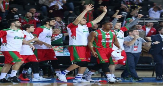 Pınar Karşıyaka Türkiye Kupası'nda final için sahada