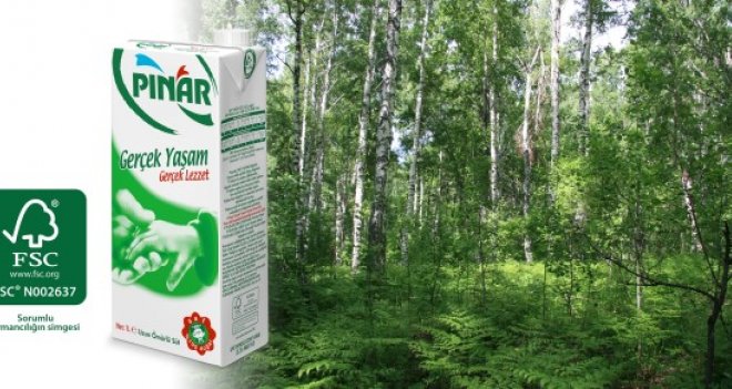 Pınar Süt, ormanları koruyan paketlerde