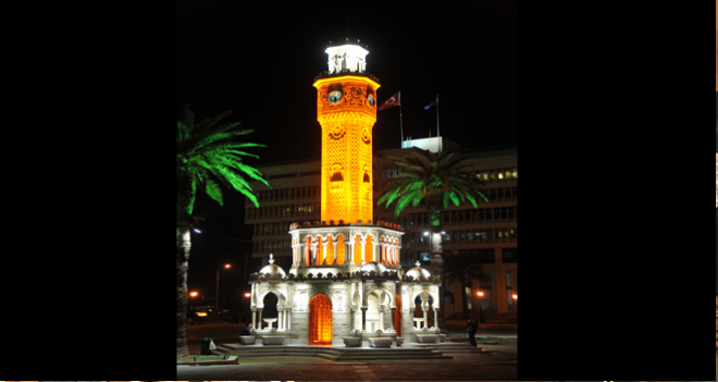 Saat Kulesi bu kez turuncu olacak...