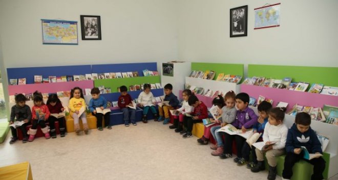 Şebnem Tabak Çocuk Kütüphanesi'ni çocuklar çok sevdi...