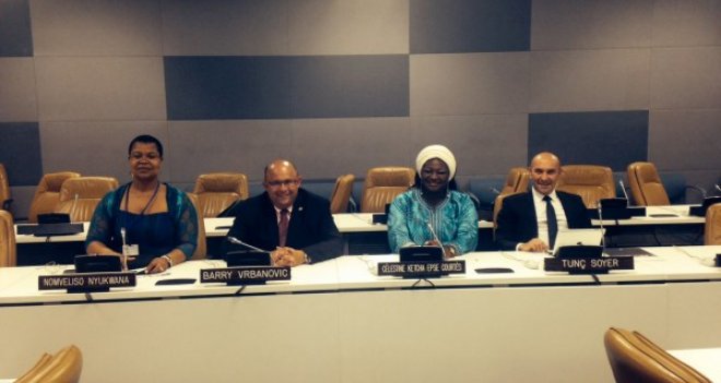 SEFERİHİSAR BELEDİYE BAŞKANI BM'DE KONUŞTU