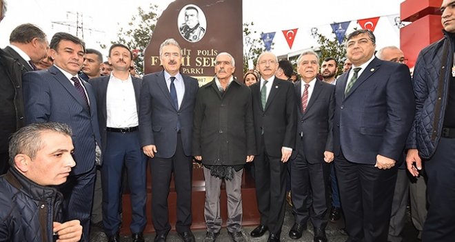 Şehit polis  Fethi Sekin’in adı ölümsüzleşti