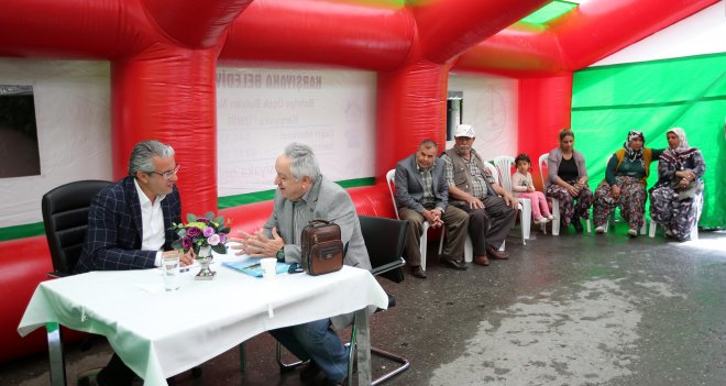 ''Seyyar makam odası'' Örnekköy'de kuruldu