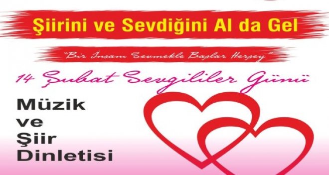 Şiirini ve sevdiğini al da gel