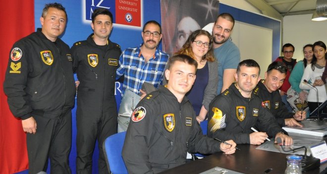 Solotürk’ün kartalları İzmir Üniversitesi’ne konuk oldu