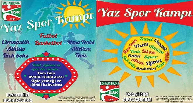 Tam gün yaz spor kampı açılıyor