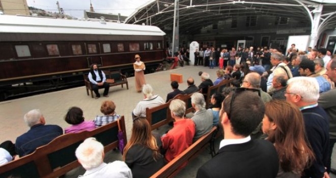 Tarihi Gar tiyatro sahnesi oldu