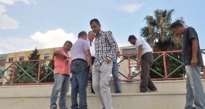 TOKİ, Karşıyaka Stadı'nda incelemede bulundu