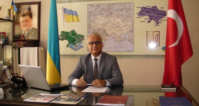 Ukrayna'nın 24. Bağımsızlık yıldönümü İzmir'de kutlandı