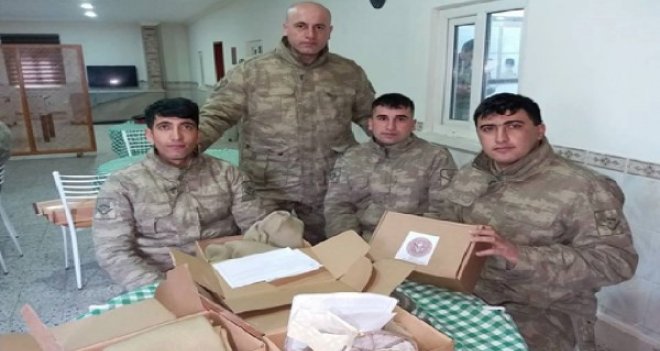 Vatan Size Aileniz Bize Emanet projesinde 1000.koli kışlalara ulaştı