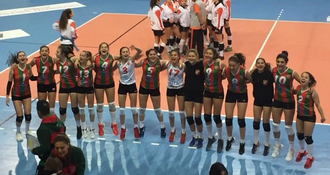 Voleybolda Kaf Kaf’ın küçükleri ve yıldızları galip