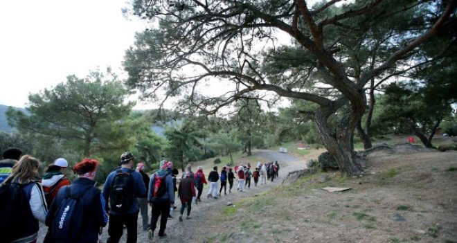 Yamanlar'da keyifli doğa yürüyüşü...