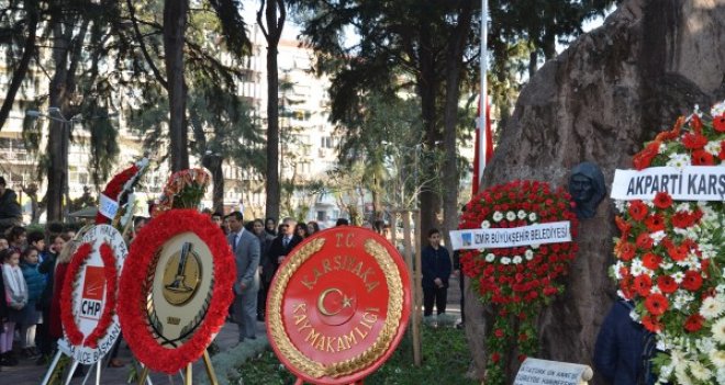 Zübeyde Hanım Karşıyaka'daki kabri başında anıldı