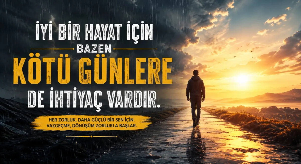 Kırılmadan Güçlenilmez: Hayatın En Büyük Öğretmeni Kötü Günlerdir