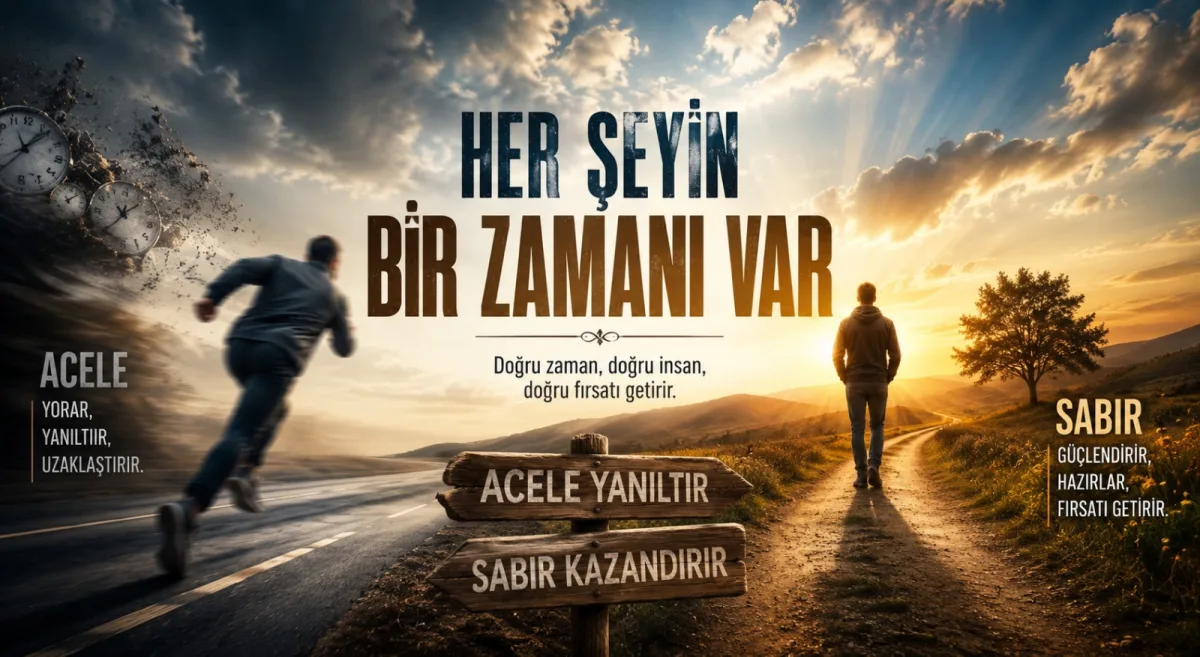 Her şeyin bir zamanı var
